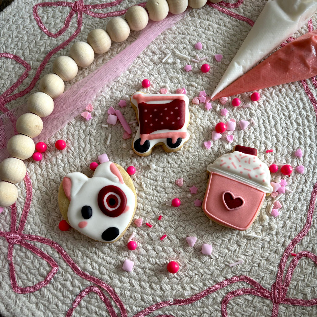 Mini Valentine's Day Shopping Cookies